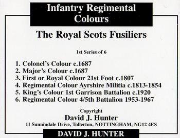 2006 Regimental Colours : The Royal Scots Fusiliers 1st Series #NNO Title Card Back