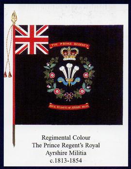 2006 Regimental Colours : The Royal Scots Fusiliers 1st Series #4 Regimental Colour Ayrshire Militia c.1813-1584 Front