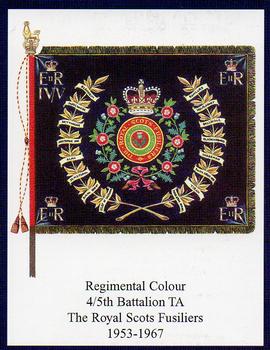 2006 Regimental Colours : The Royal Scots Fusiliers 1st Series #6 Regimental Colour 4/5th Battalion 1953-1967 Front
