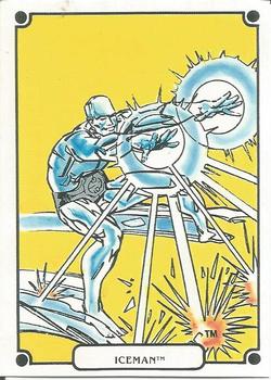 1988 Comic Images Marvel Universe IV Heroic Origins #37 Iceman Front