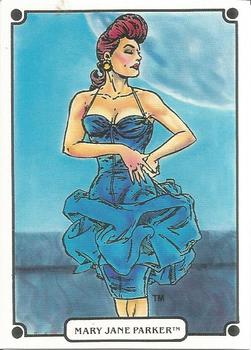 1988 Comic Images Marvel Universe IV Heroic Origins #46 Mary Jane Parker Front