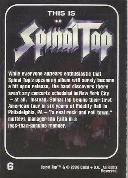 2000 NECA/Canal This Is Spinal Tap #6 Spinal Tap in concert Back