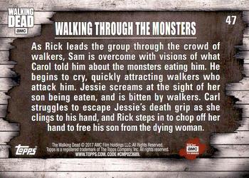 2017 Topps The Walking Dead Season 6 #47 Walking Through the Monsters Back