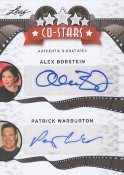 2012 Leaf Pop Century Signatures - Co-Stars #CS-AB1-PW1 Alex Borstein / Patrick Warburton Front