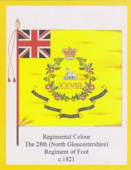 2006 Regimental Colours : The Gloucestershire Regiment 1st Series #4 Regimental Colour 28th Foot c.1821 Front
