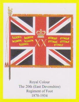 2006 Regimental Colours : The Lancashire Fusiliers 1st Series #1 Royal Colour 20th Foot 1870-1934 Front