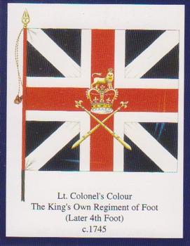 2005 Regimental Colours : The King's Own Royal Regiment (Lancaster) 1st Series #4 Lt. Colonel's Colour c.1745 Front