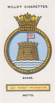 2000 Card Collectors Society Ships' Badges #8 Repulse Front