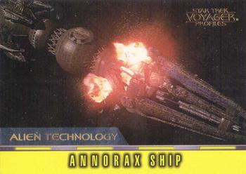 1998 SkyBox Star Trek Voyager Profiles - Alien Technology #AT-6 Annorax Ship Front