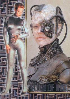 1998 SkyBox Star Trek Voyager Profiles - Seven of Nine #1 Physical I Front