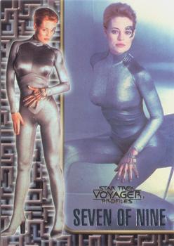 1998 SkyBox Star Trek Voyager Profiles - Seven of Nine #5 Emotional II Front