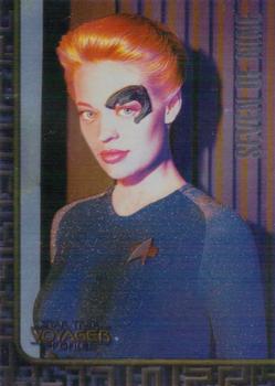1998 SkyBox Star Trek Voyager Profiles - Seven of Nine #7 Duty Assignment I Front