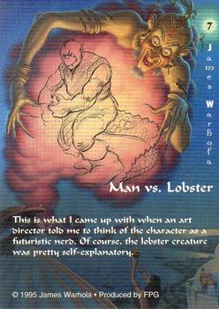 1995 FPG James Warhola #7 Man vs. Lobster Back