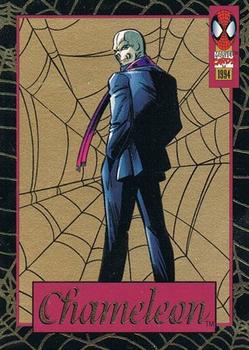 1994 Fleer The Amazing Spider-Man - Gold Web Foils #4 Chameleon Front