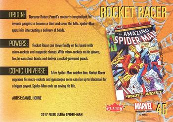 2017 Fleer Ultra Marvel Spider-Man #46 Rocket Racer Back