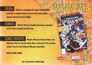 2017 Fleer Ultra Marvel Spider-Man #56 Madame Web Back