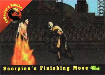 1994 Classic Mortal Kombat Series 1 - Collector's Edition #CE8 Scorpion's Finishing Move Front