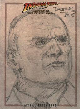 2008 Topps Indiana Jones and the Kingdom of the Crystal Skull - Sketch #NNO David Rabbitte Front