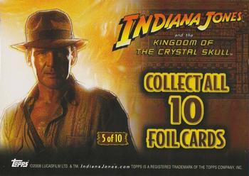 2008 Topps Indiana Jones and the Kingdom of the Crystal Skull - Foil #5 Mutt Williams Back