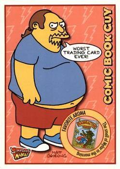 2002 Panini Simpsons Mania! #2 Comic Book Guy Front