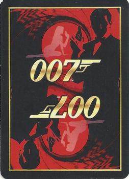 2004 James Bond 007 Playing Cards I #3♥ Francisco Scaramanga / Christopher Lee Back