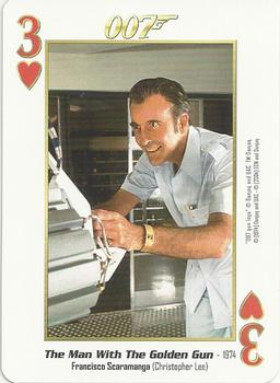2004 James Bond 007 Playing Cards I #3♥ Francisco Scaramanga / Christopher Lee Front