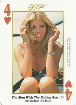 2004 James Bond 007 Playing Cards I #4♥ Mary Goodnight / Britt Ekland Front