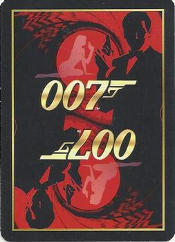 2004 James Bond 007 Playing Cards I #7♥ James Bond / Roger Moore Back