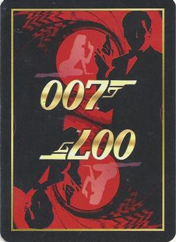 2004 James Bond 007 Playing Cards I #8♣ Q / Desmond Llewelyn Back