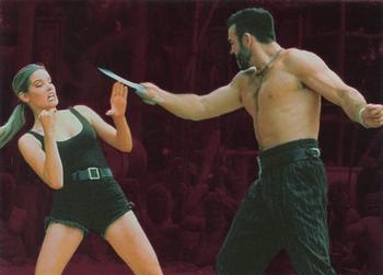 1995 SkyBox Mortal Kombat - Red Foil Kombat Samples #NNO Cuts Like a Knife Front