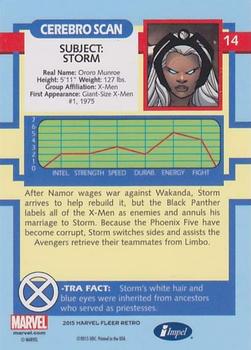 2015 Fleer Retro Marvel - 1992 Impel Uncanny X-Men #14 Storm Back