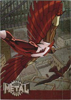 2015 Fleer Retro Marvel - 1995 Flair Marvel Metal Blaster #16 Falcon Front