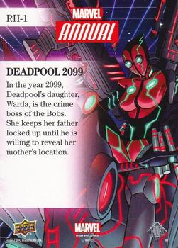 2016 Upper Deck Marvel Annual - Rookie Heroes #RH-1 Deadpool 2099 Back