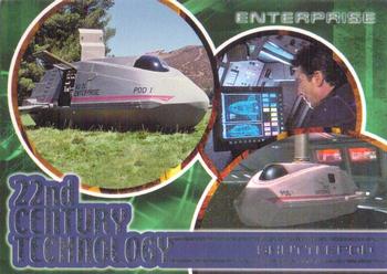 2002 Rittenhouse Star Trek Enterprise Season 1 - 22nd Century Technology #T6 Shuttlepod Front