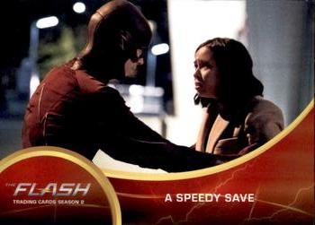 2017 Cryptozoic The Flash Season 2 #18 A Speedy Save Front