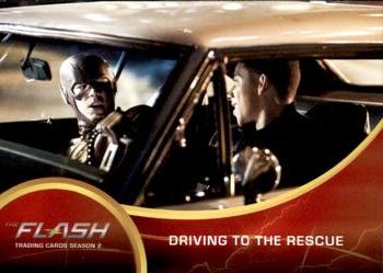 2017 Cryptozoic The Flash Season 2 #66 Driving to the Rescue Front