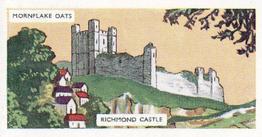 1955 Morning Foods Mornflake Oats Our England #7 Richmond Castle Front
