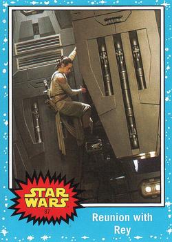 2017 Topps Star Wars Journey To The Last Jedi #87 Reunion with Rey Front