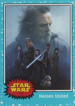 2017 Topps Star Wars Journey To The Last Jedi #110 Heroes United Front