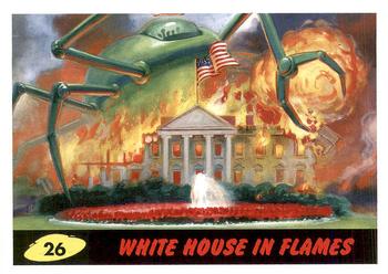 2017 Topps Mars Attacks The Revenge #26 White House in Flames Front