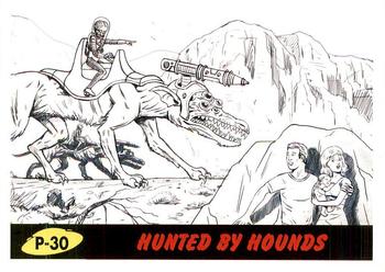 2017 Topps Mars Attacks The Revenge #P-30 Hunted by Hounds Front