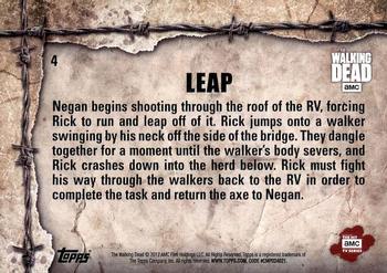 2017 Topps The Walking Dead Season 7 #4 Leap Back