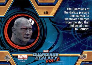 2017 Upper Deck Marvel Guardians of the Galaxy Vol. 2 #16 Be Prepared Back