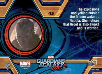 2017 Upper Deck Marvel Guardians of the Galaxy Vol. 2 #43 Rude Awakening Back
