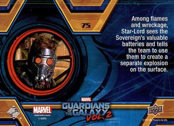 2017 Upper Deck Marvel Guardians of the Galaxy Vol. 2 #75 Teaming Up Back