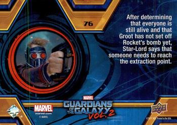 2017 Upper Deck Marvel Guardians of the Galaxy Vol. 2 #76 Extraction Point Back