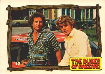 1983 Donruss The Dukes of Hazzard #12 Bo and Luke Front