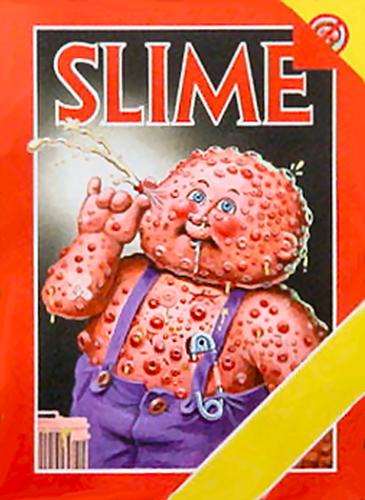 1986 Topps Garbage Pail Kids Posters #8 Slime Magazine Front