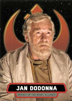 2017 Topps Star Wars Rogue One Series 2 - Heroes of the Rebel Alliance #HR-1 Jan Dodonna Front