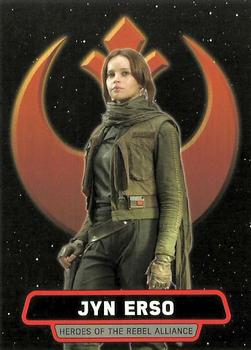 2017 Topps Star Wars Rogue One Series 2 - Heroes of the Rebel Alliance #HR-2 Jyn Erso Front
